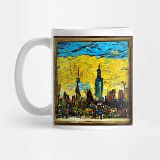 New York City in Van Gogh's style Mug